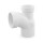 2" x 1-1/2" x 2" PVC DWV Sanitary Street Tee (Spigot x Socket x Socket)