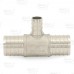 1" PEX x 1" x 1/2" PEX 304 St. Steel Reducing Tee (Lead-Free)..