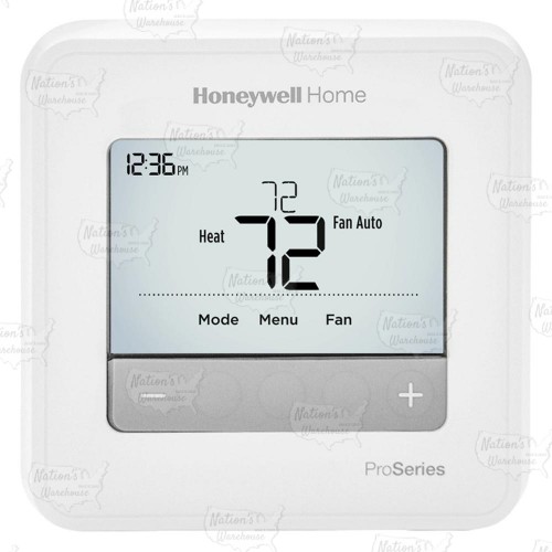 T4 Pro Programmable Thermostat, 1H/1C Conventional or 2H/1C Heat Pump + Aux. Heat