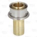 3/4" PEX Press x 1/2" Copper Fitting Adapter, Lead-Free Bronze