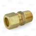 1/2" OD x 3/8" MIP Threaded Compression Adapter, Lead-Free 