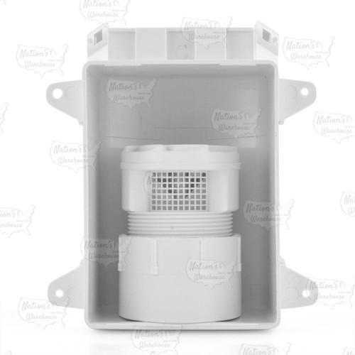 Ox Box with TurboVent Air Admittance Valve, incl. 2" combo adapter