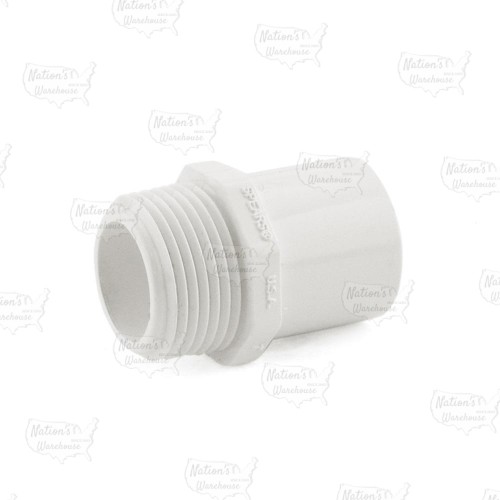 1" PVC (Sch. 40) MIP x Spigot Adapter