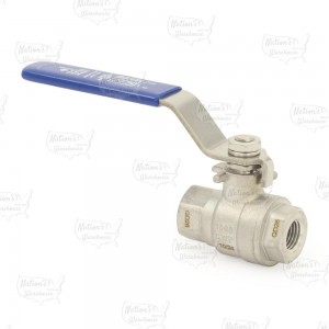 1/4" NPT Threaded 304 St. Steel Ball Valve, Full Port (Lead-Free)..