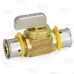 1/2" PEX Press Ball Valve, Lead-Free Bronze