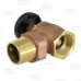 1-1/4" FIP x 1-1/4" MIP Union Steam Angle Radiator Valve, Economy Style