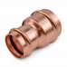 2" x 1-1/2" Press Copper Reducing Coupling, Imported