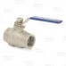 1" NPT Threaded 304 St. Steel Ball Valve, Full Port (Lead-Free)..
