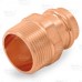 1" Copper Press x 1-1/4" Male Threaded Adapter, Imported