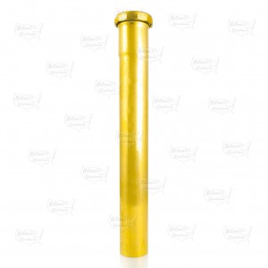 1-1/2" x 12", 17GA, Slip Joint Extension (Tailpiece), Rough Brass, w/ Solid Brass Slip Nut