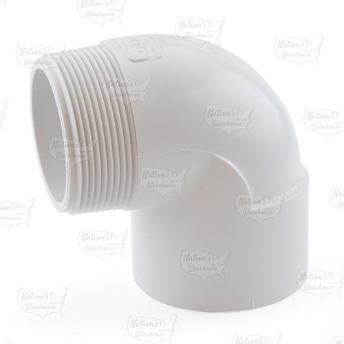 2" PVC (Sch. 40) Socket x MIP 90° Elbow