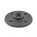 3/4" Black Floor Flange (Imported)