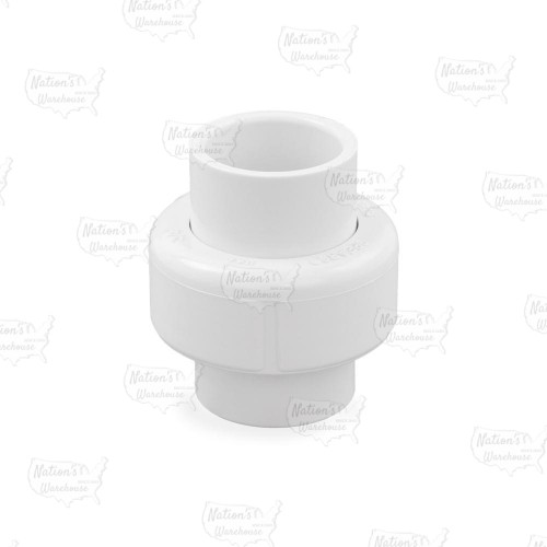 3/4" PVC (Sch. 40) Socket Union w/ EPDM O-ring