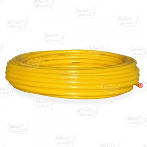 3/4" IPS x 500ft Yellow PE Gas Pipe for Underground Use, SDR-11