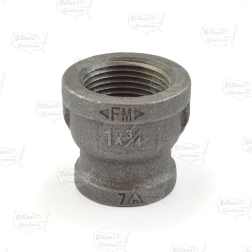 1" x 3/4" Black Coupling (Imported)