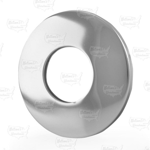 3/4" IPS Chrome Plated Steel Escutcheon for 1/2" Brass, Iron Pipes, Shower Arms