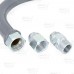 48" UltraFlow High BTU, PVC-Coated Gas Appliance Connector, 3/4" MIP (1/2" FIP) x 3/4" FIP, 3/4" ID