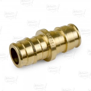 1/2" Expansion PEX Coupling, LF Brass