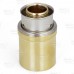 3/4" PEX Press x 1" Copper Fitting Adapter, Lead-Free Bronze