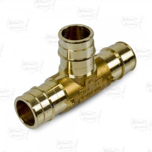 1" Expansion PEX Tee, LF Brass