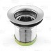 St. Steel Junior Deep Bar Sink Drain Strainer w/ Basket