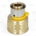 1/2" PEX Press x 1/2" Female Threaded Adapter, Lead-Free Bronze