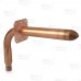 Copper Stub Out Elbow w/ Ear for 3/4" PEX Tubing, 4.5" x 8"