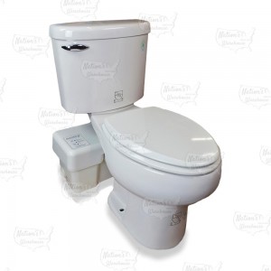 ASCENTII Complete Macerating Toilet System, Elongated