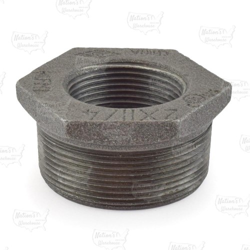 2" x 1-1/4" Black Bushing (Imported)