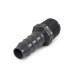 1/2" Barbed Insert x 1/2" Male NPT Threaded PVC Adapter, Sch 40, Gray