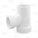 2" x 2" x 1-1/2" PVC DWV Sanitary Street Tee (Spigot x Socket x Socket)