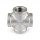 3/4" 304 Stainless Steel Cross, FNPT threaded