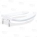 Bemis 1655CT (White) Commerical Plastic Elongated Toilet Seat w/ Check Hinges, Extra Heavy-Duty