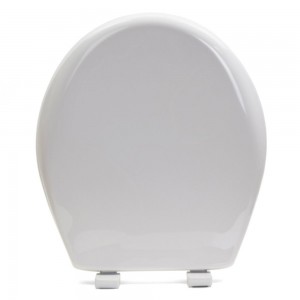 Bemis 200E4 (Cotton White) Premium Plastic Soft-Close Round Toilet Seat