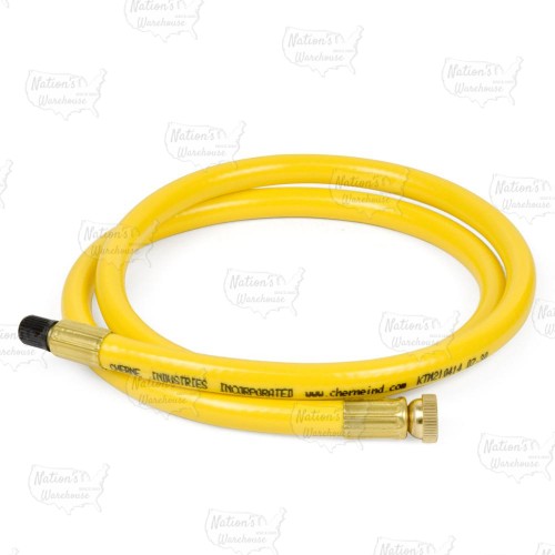 3ft Extension/Inflation Hose for Inflatable Test Plugs, Male x Female Schrader