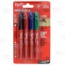 (Pack of 4) Fine Point Inkzall Jobsite Permanent Markers, Colored