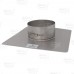 7" Z-Max 18" x 18" Stainless Steel Flat Chimney Flashing