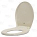 Bemis 200E4 (Bone) Premium Plastic Soft-Close Round Toilet Seat