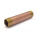 1-1/4" x 8" Brass Pipe Nipple