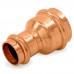 1-1/4" x 3/4" Press Copper Reducing Coupling, Imported