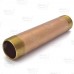 1-1/2" x 12" Brass Pipe Nipple