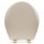 Bemis 200E4 (Bone) Premium Plastic Soft-Close Round Toilet Seat