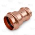 1" x 3/4" Press Copper Reducing Coupling, Imported