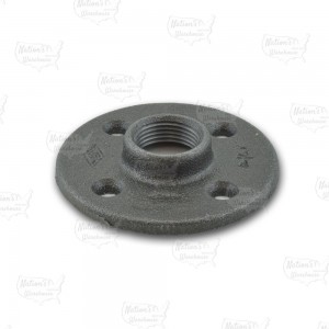 1/2" Black Floor Flange (Imported)