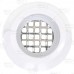 Ultra-Low Profile PVC Floor Drain w/ Round St. Steel Strainer, 2" Hub x 3" Inside Fit