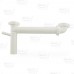 1-1/2" End Outlet Waste Kit w/ Dishwasher Tailpiece, Adjustable (12"-16"), White Plastic