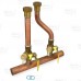 1-1/2" Copper Piping Manifold for FT Combi Boilers