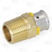 1/2" PEX Press x 1/2" Male Threaded Adapter, Lead-Free Bronze