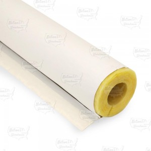 1-7/8" ID (1-1/2" IPS) x 1" Wall, Micro-Lok High Performance Fiberglass Pipe Insulation, 3ft