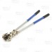 Manual Copper Press Tool Kit w/ Rotating Head, 1/2", 3/4" and 1"